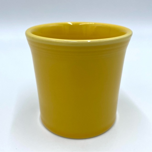 Vintage 80s HLC Fiestaware Fiesta Yellow Coffee Cup Java Mug O Ring Handle 3.5" - Picture 9 of 9